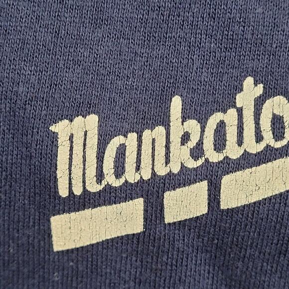 Vintage 80s Champion Mankato State Vest Women M/L 19x23 Blue - Picture 10 of 13